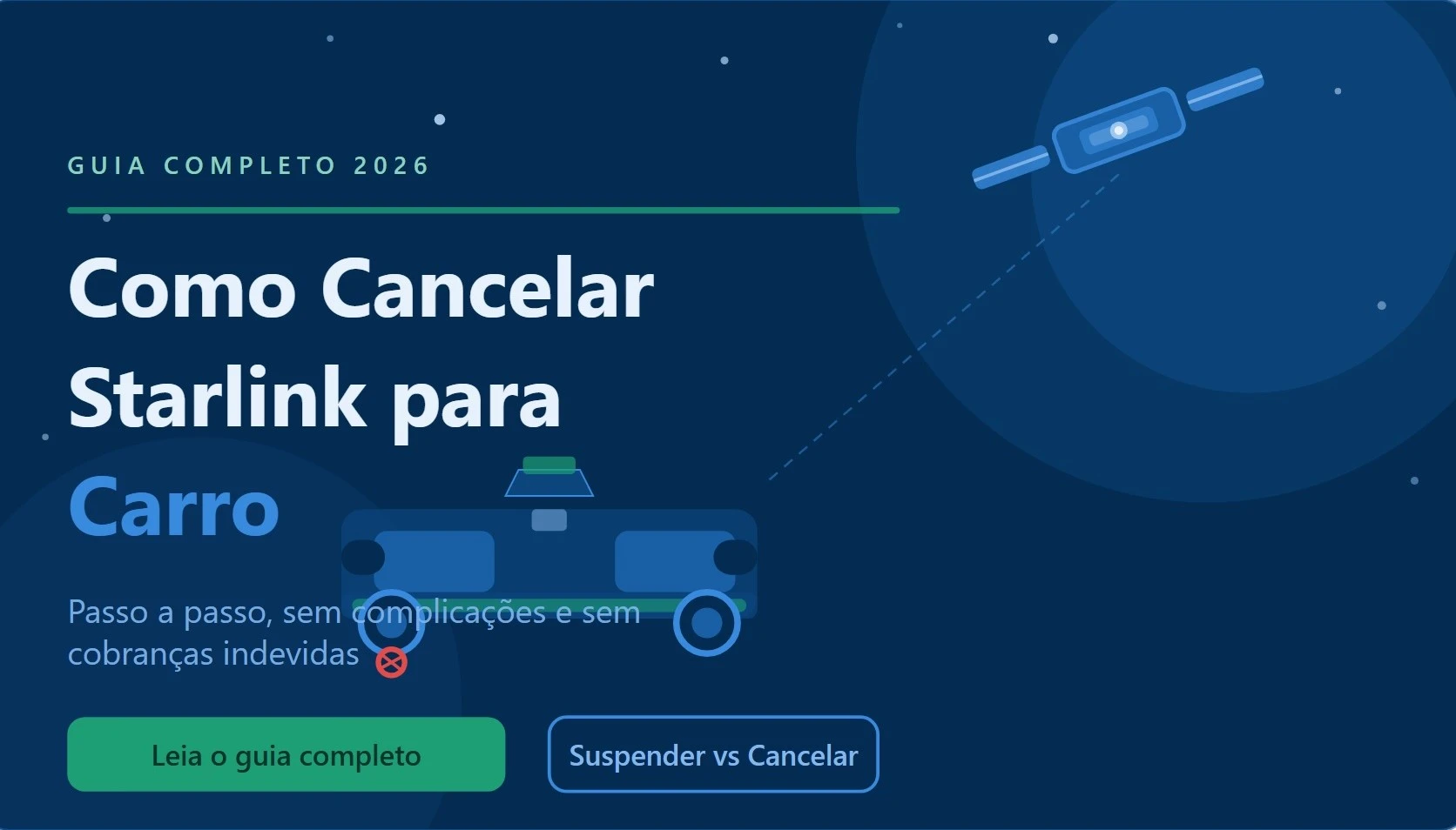 Cancelar Starlink para carro e sem complicações Como cancelar Cancelar Starlink para carro e sem complicações